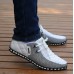 Men Chelsea Boots New Men Boots Soft Leather Elastic Strap Ankle Boots Smart Formal Business Casual Man Shoes XZ4399-37