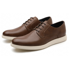 Leather Men Casual Shoes Smart Business Work Office Lace-up Dress Shoes Lightweight Men Shoes XX1234-10